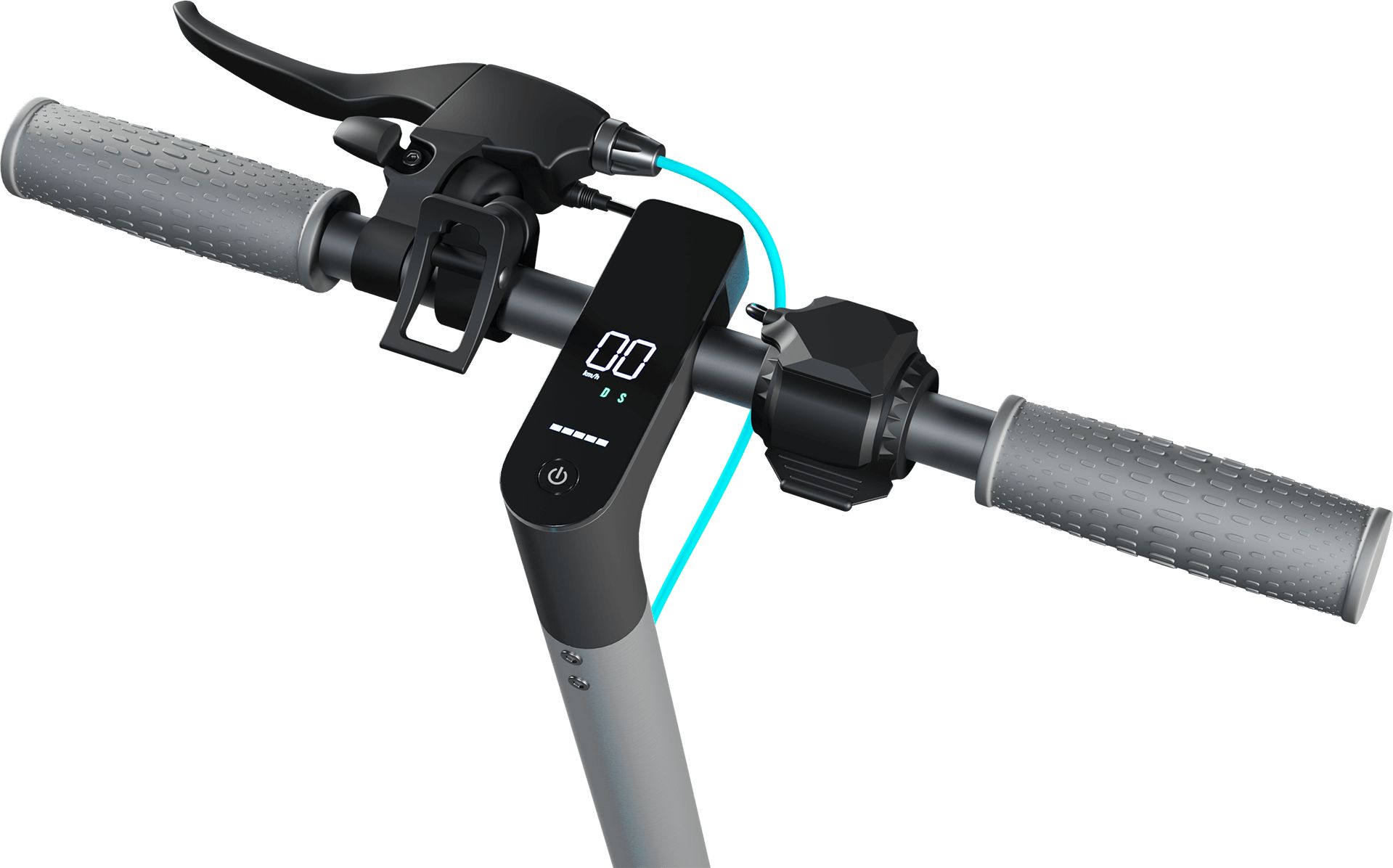 Trotinet elektrik Motus Scooty 10 Lite 2022, motor 350W, rrota 10", gri e zezë