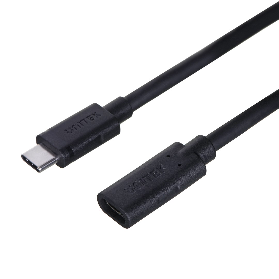 Kabllo Unitek, USB C / USB C, 1 m, e zezë
