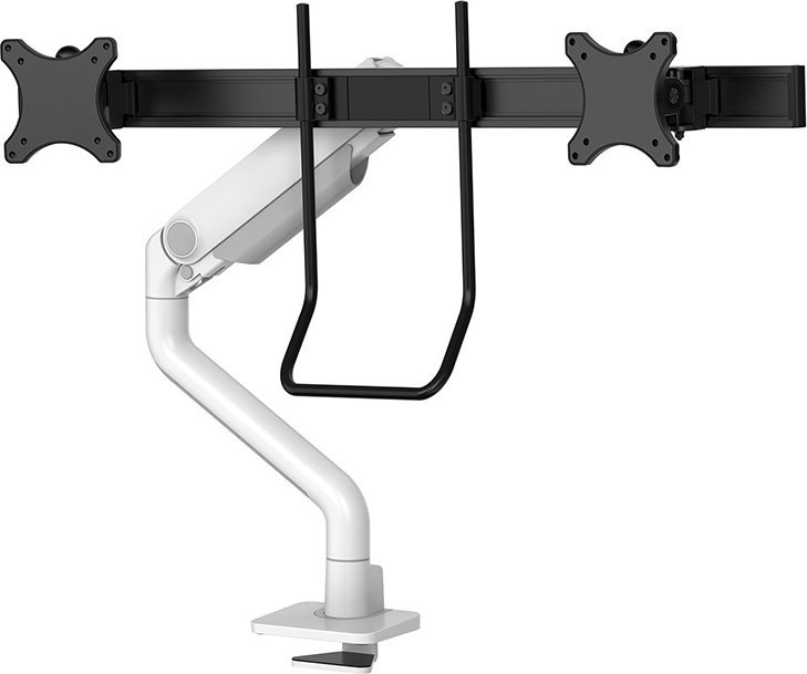 Mbajtëse tavoline për monitorë Neomounts DS75S-950WH2, për 2 monitorë 17"-27", e bardhë