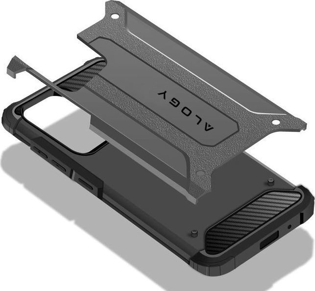 Mbrojtëse Alogy Hard Armor për Samsung Galaxy S20 Ultra, e argjendtë