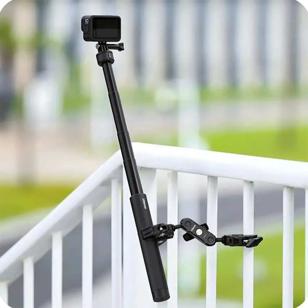 Kllapë montimi Ulanzi CO17 Super Clamp, krah magjik me dy koka, kapacitet 3.5 kg, e zezë