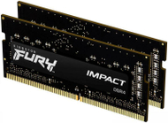Memorie RAM Kingston Fury Impact DDR4, 32GB 2666MHz CL16, SODIMM, e zezë