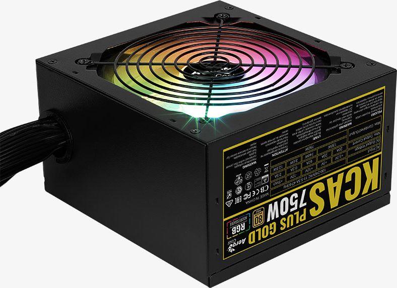 Burim energjie Aerocool KCAS Plus Gold AEROPGSKCAS+RGB750-G ATX, 750W