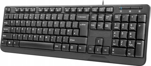 Tastierë Triline Trout, layout CZ SK, slim, e zezë