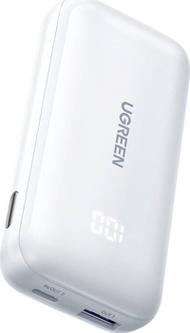 Powerbank Ugreen 25189 Quick Charge, 10000mAh, USB C и USB A, бел