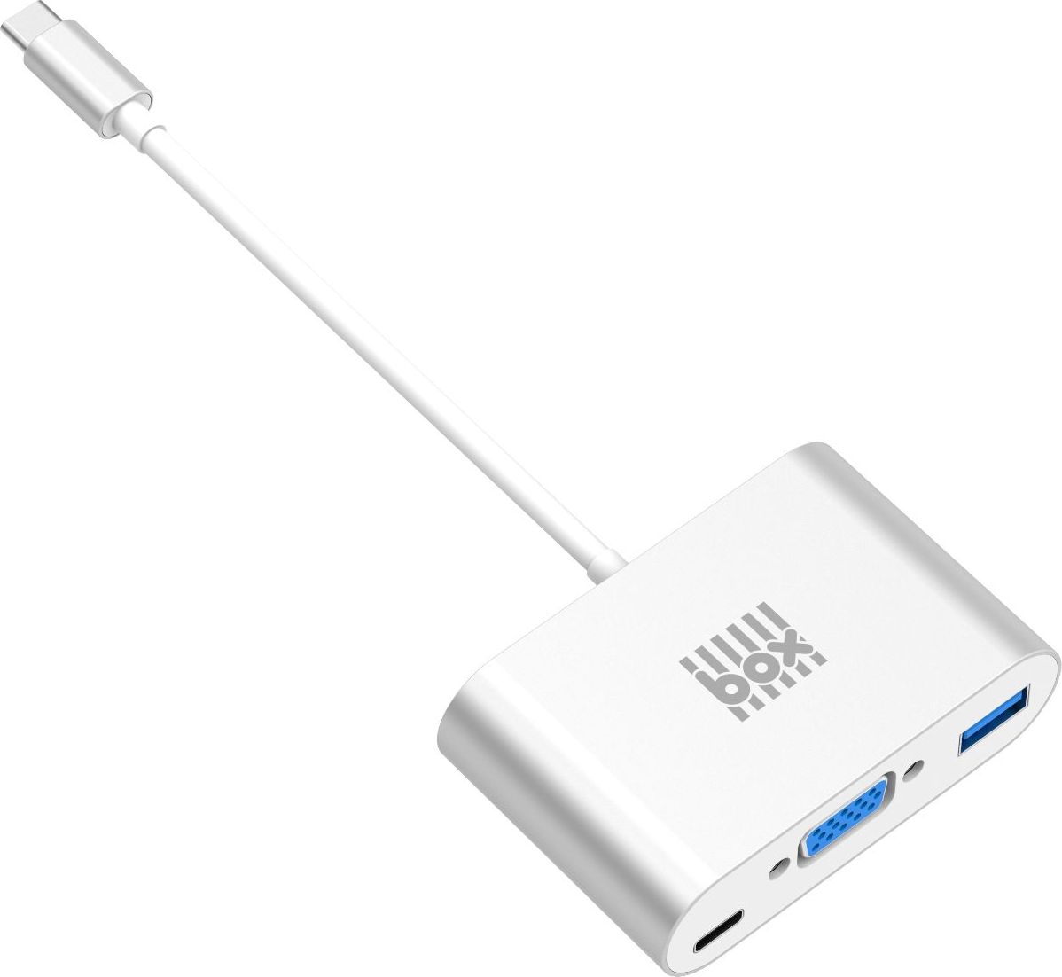 Docking station Boxproducts BX-BCVGASL, USB-C, VGA, gri