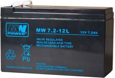 Akumlator MW Power, 12 V/7, 2 Ah