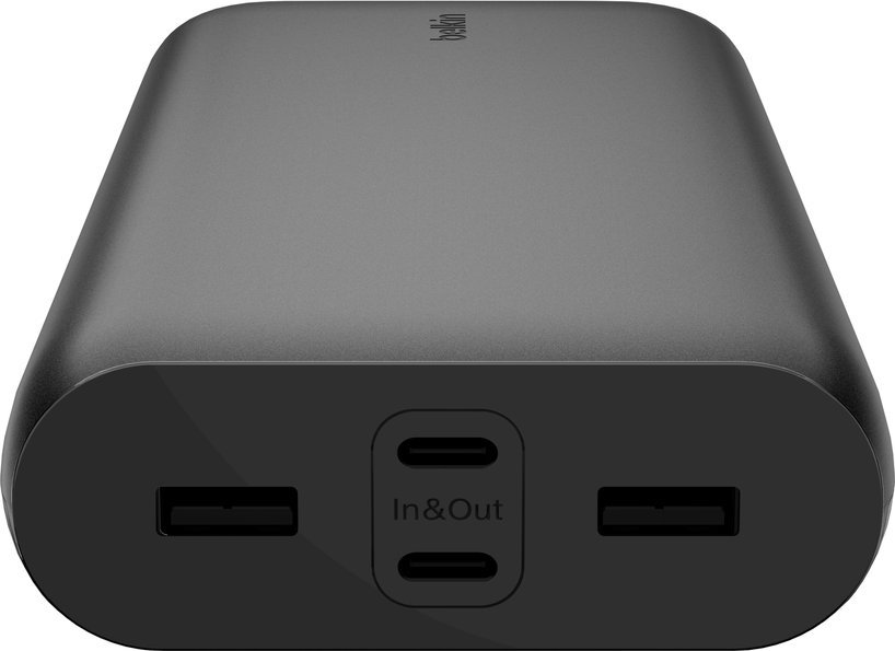 Karikues portativ Belkin BoostCharge, 32W, USB C dhe USB, i zi