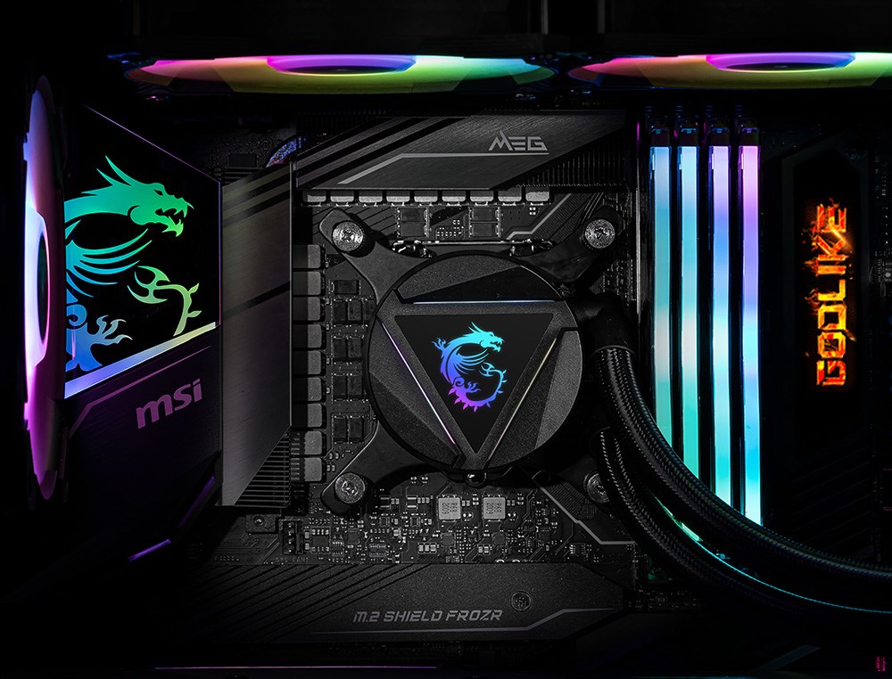 Ftohës me ujë MSI MAG CORELIQUID 360R V2, 12 cm, i zi