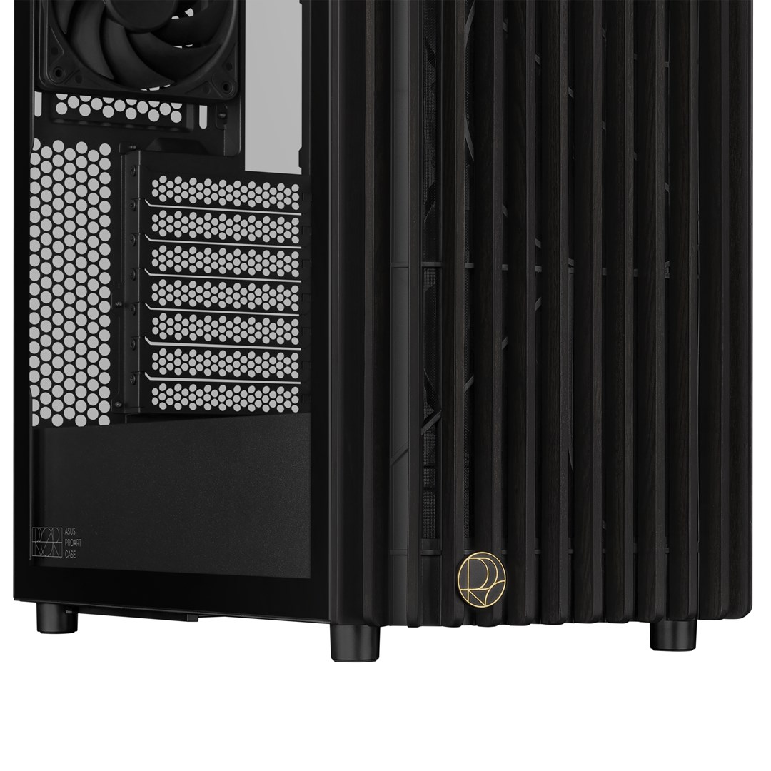 Kuti PC ASUS ProArt PA401 Wood Edition, Mid Tower, xham i temperuar, e zezë