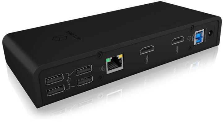 Docking station ICY BOX IB-DK2251AC Multi për laptopë dhe PC