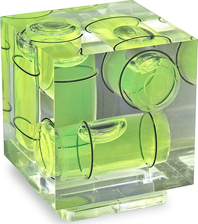 Nivelues spiriti për kamera Kaiser Triplex, 3 boshtesh, transparent jeshil