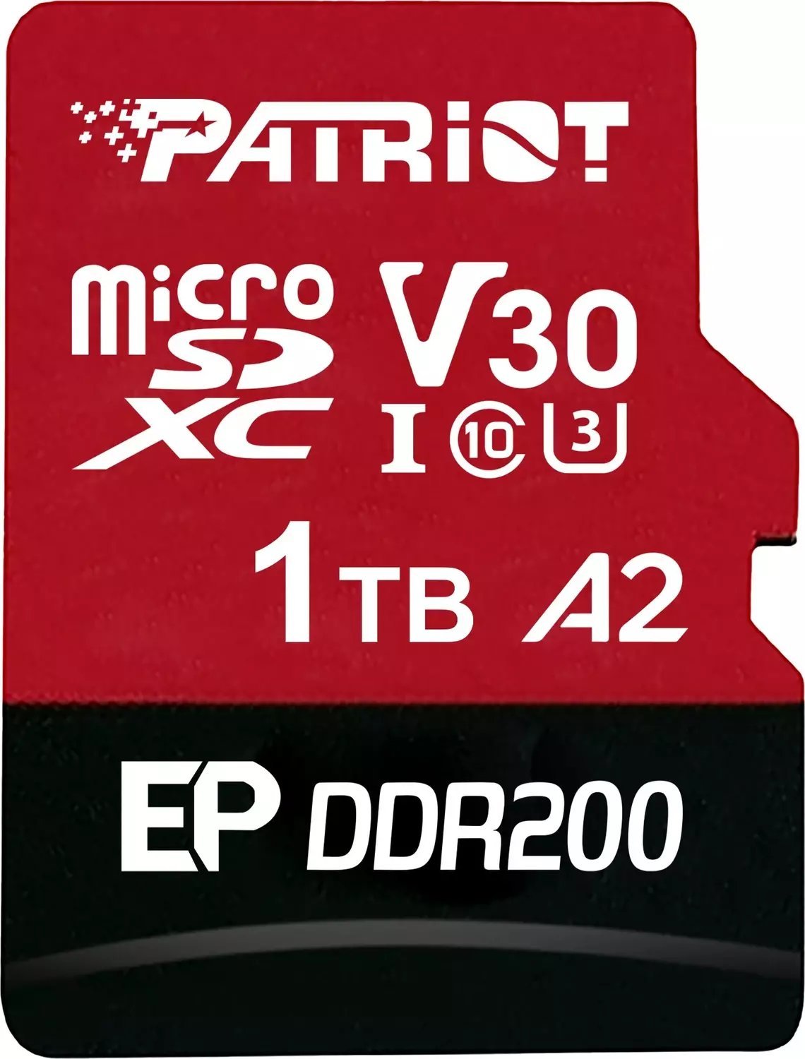 Kartë memorie Patriot EP DDR200 MicroSDXC 1TB, 160 120 MB/s, U3, e kuqe