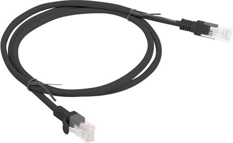 Kabllo rrjeti Lanberg Patchcord PCU6-10CC-0200-BK, Cat6, 2m, i zi