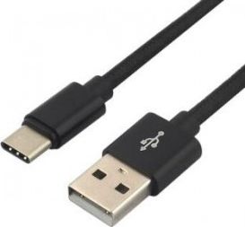 Kabllo USB EverActive CBB-0.3CB, USB A në USB C, 0.3 m, i zi