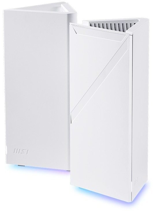 Ruter mesh MSI Roamii BE Pro, WiFi 7 tri-band, set 2 copë, i bardhë