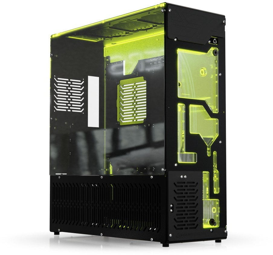 Kasa PC Singularity Computers Stream M, big tower, XL ATX, RGB, e zezë