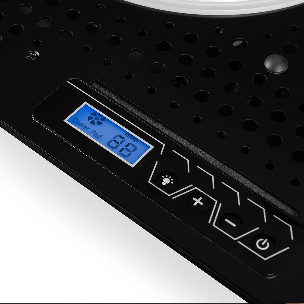 Ventilator Modecom MC-CF18 RGB, alumin, plastikë, 750g, i zi