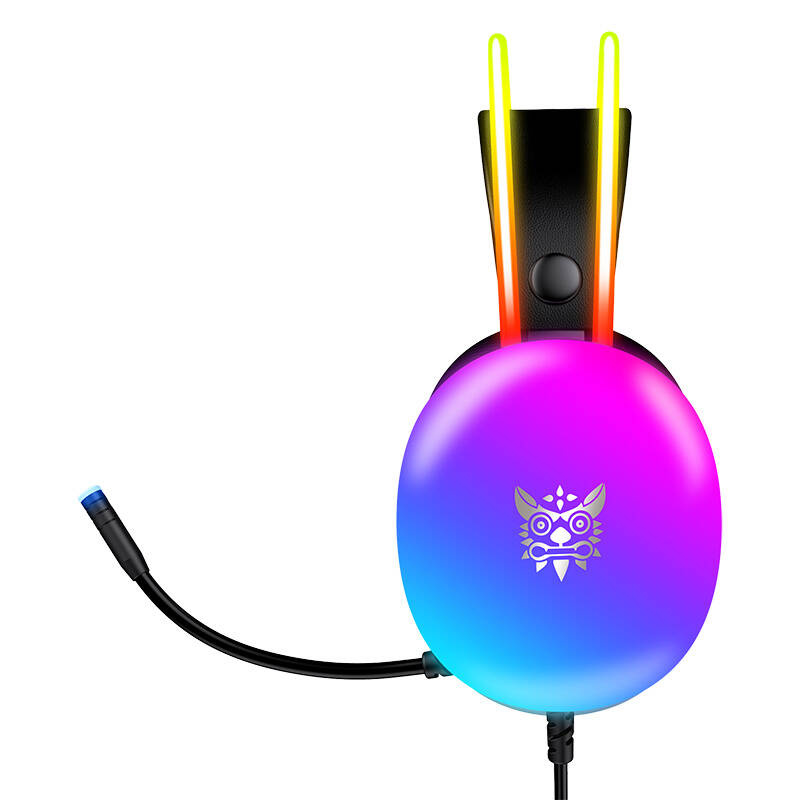 Kufje gaming ONIKUMA Professional, me mikrofon, RGB, me kabllo, të zeza 3