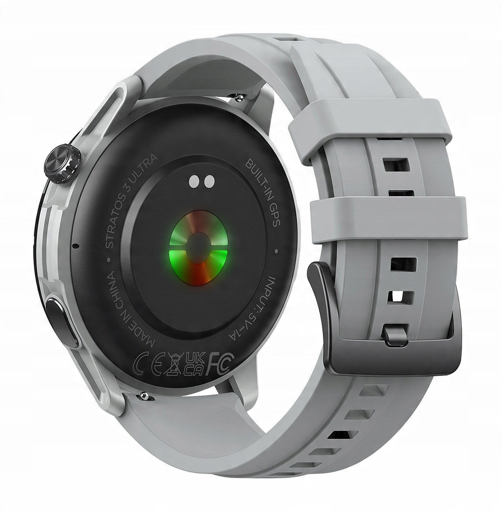 Ora inteligjente Zeblaze Stratos 3 Ultra, GPS, Dual-band GNSS, e zezë
