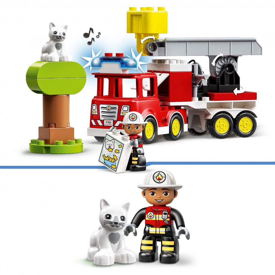 Set LEGO DUPLO® 10969 Fire truck, 21 pjesë