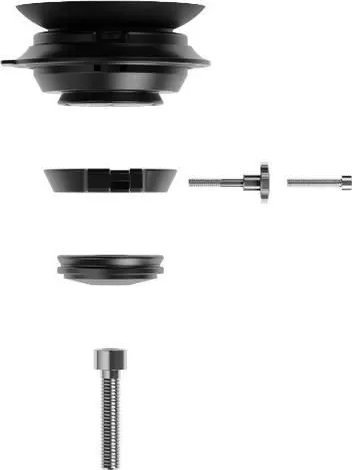 Mbajtës telefoni për biçikletë Fidlock Vacuum Ahead Cap Base, montim në kapak ahead 1 1/8", rrotullim 360°, i zi