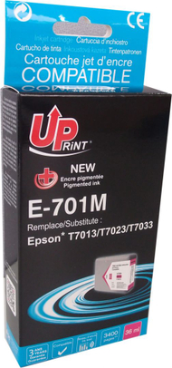Кертриџ боја UPrint E-701M C13T70134010, за Epson WorkForce Pro, магента