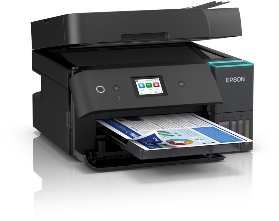 Printer multifunksional Epson EcoTank L6390, A4, Wi-Fi, me ADF dhe duplex, i zi