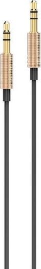 Kabllo audio Awei AUX-001, Jack 3.5 mm në Jack 3.5 mm, 1 m, ngjyrë gold