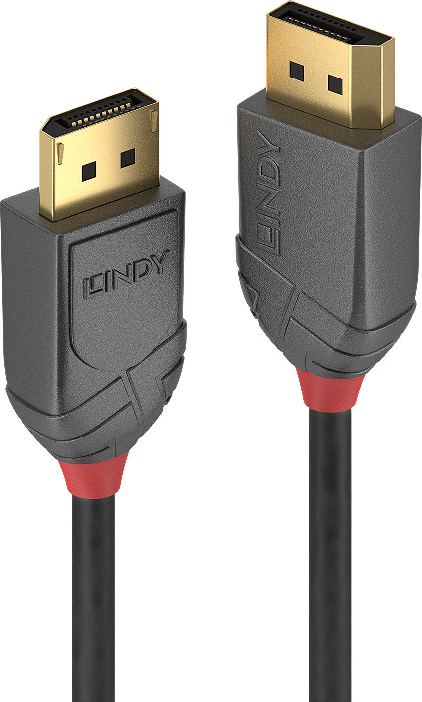 Kabllo DisplayPort Lindy 36482, 2m, 8K, gri