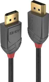 Kabllo DisplayPort Lindy 36482, 2m, 8K, gri