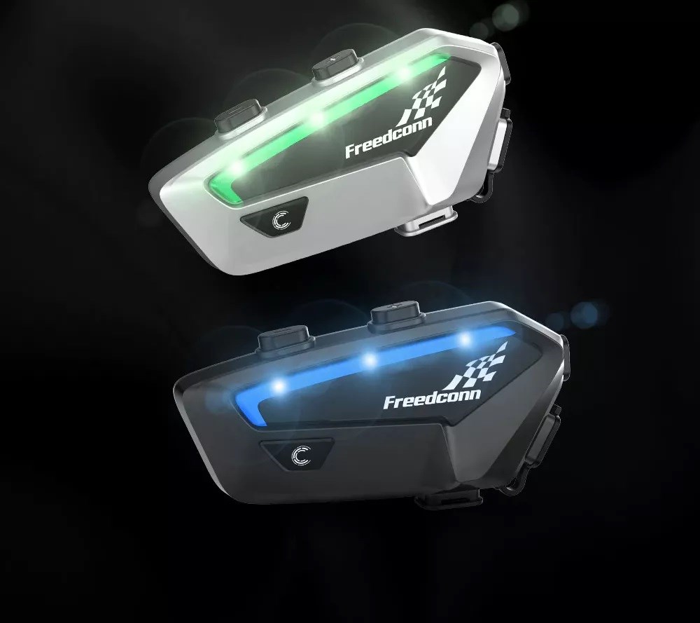 Kufje për motoçikletë FreedConn FX, Bluetooth, të zeza