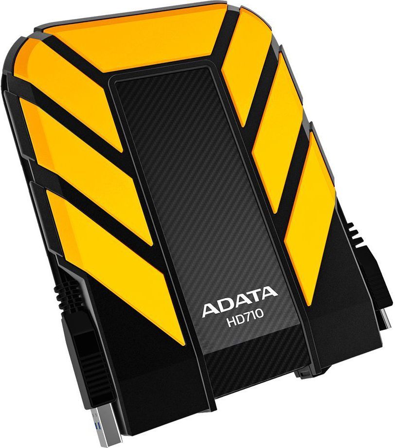 Disk shtesë ADATA, HDD HD710P 2TB, e zezë-verdhë