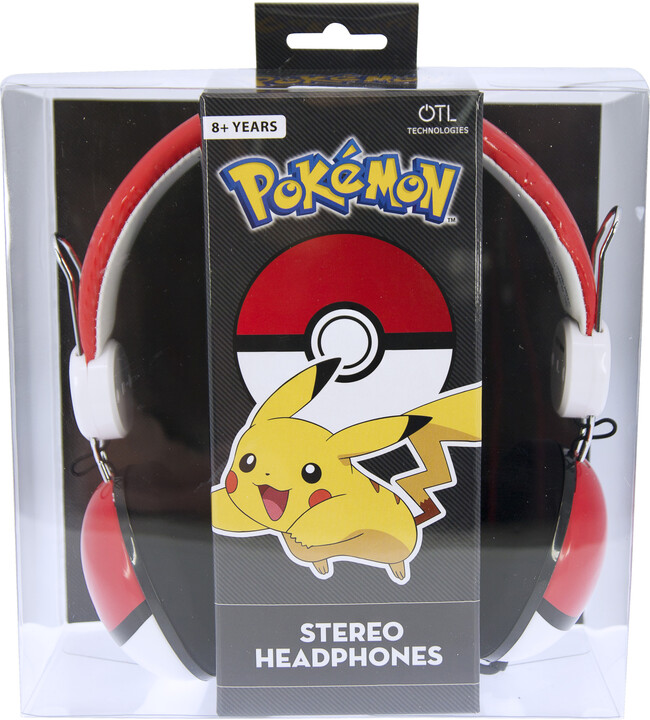 Kufje OTL Technologies Pokemon Pokeball Tween Dome, të kuqe