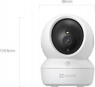 Kamerë sigurie EZVIZ H6c Pro 3K, 3K 2880 x 1620, Wi‑Fi, e bardhë