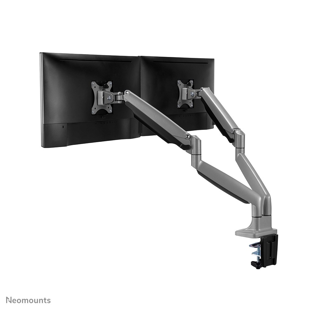 Mbajtëse monitori Neomounts NM-D750DSILVER, 10"-32", e argjendtë