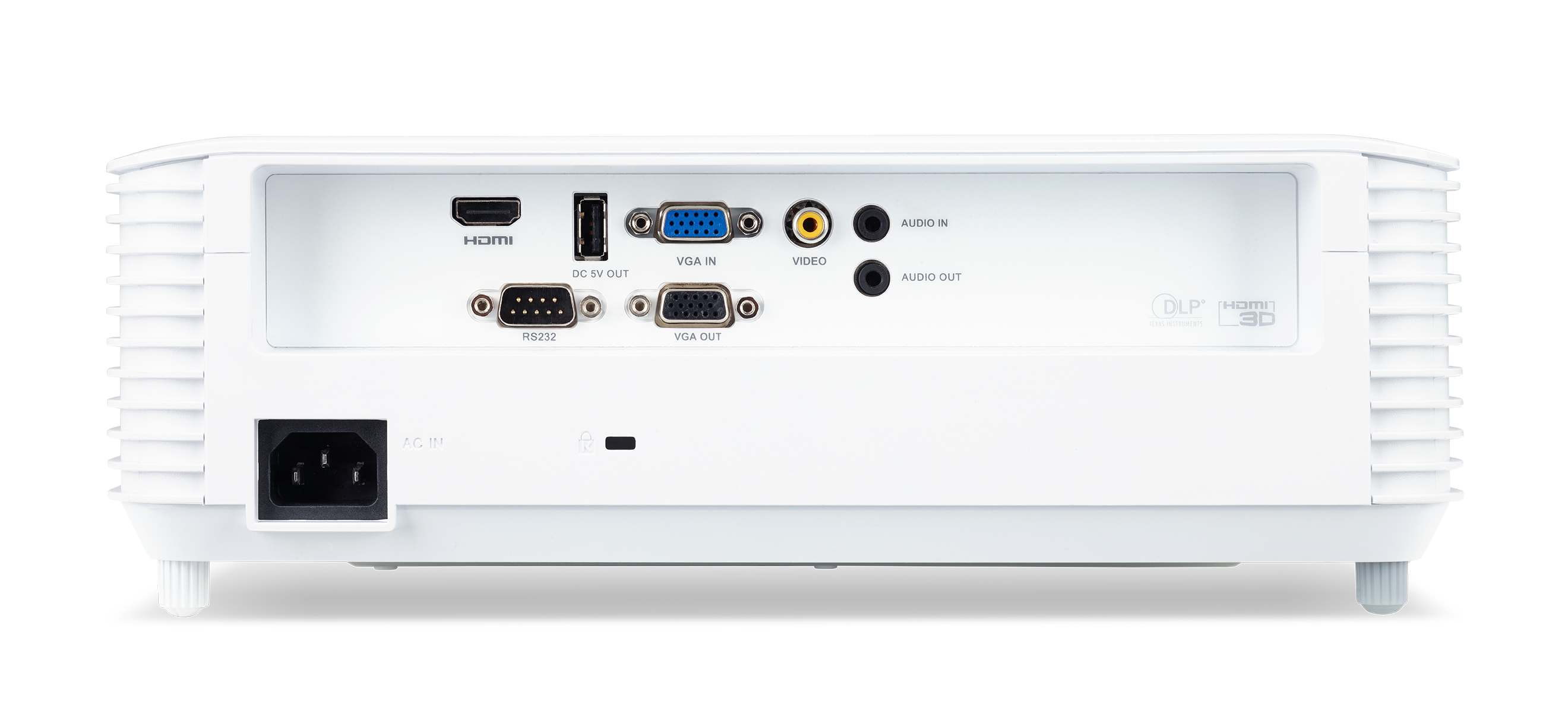 Projektor ACER S1386WH, WXGA, DLP 3D, 3600 Lumens, i bardhë