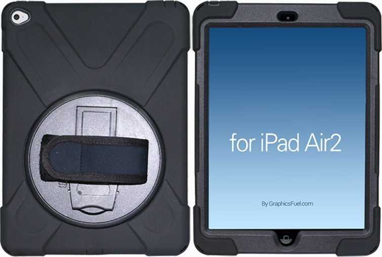 Këllëf tablet eSTUFF ES681542, për iPad Air 2 9.7", i zi