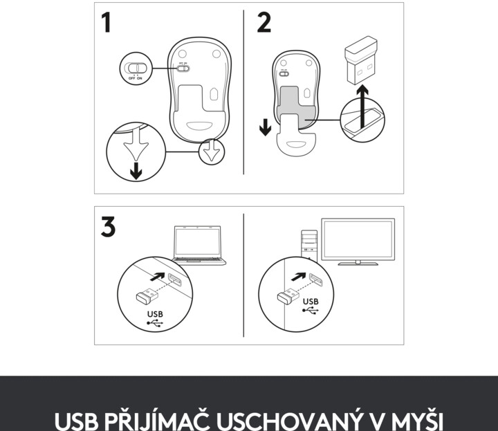 Maus pa kabllo Logitech M185, i kaltër