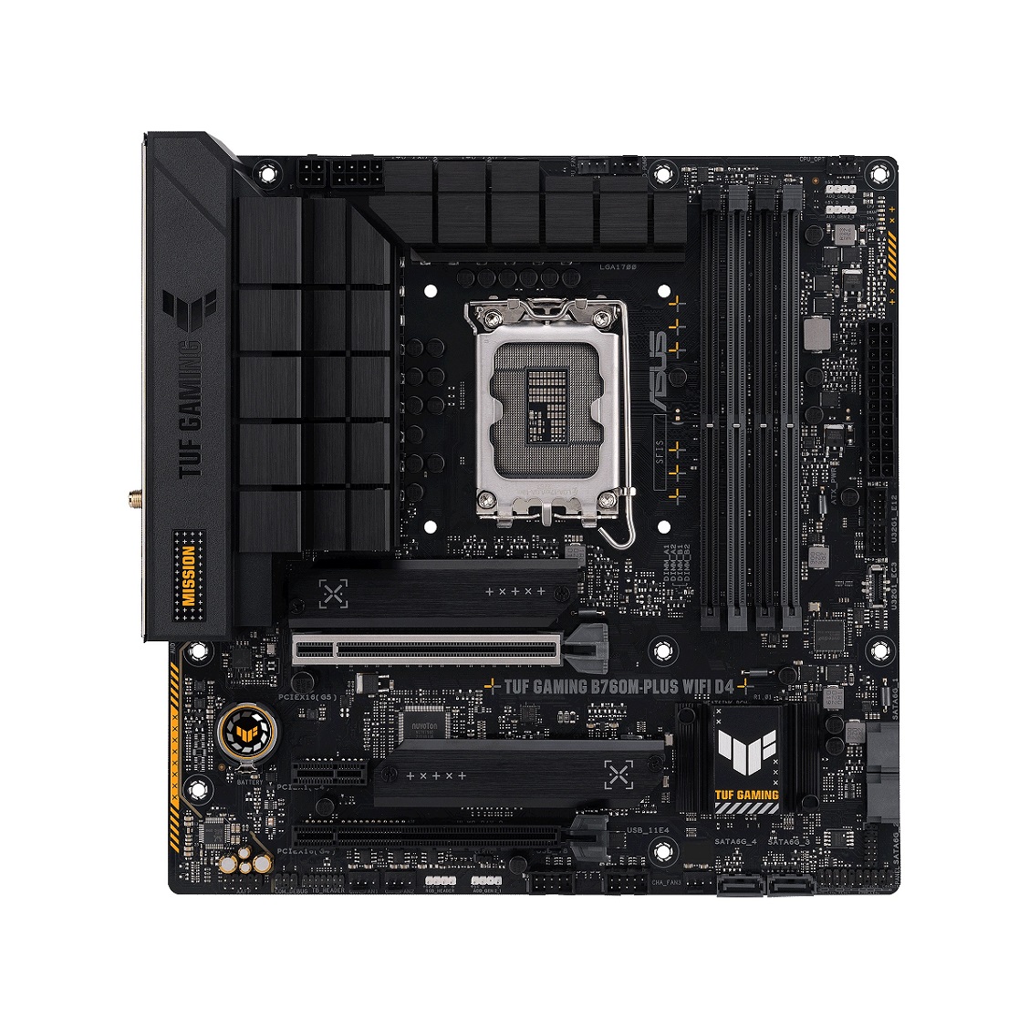 Pllakë amë ASUS TUF GAMING B760M-PLUS WIFI D4, LGA 1700, mATX