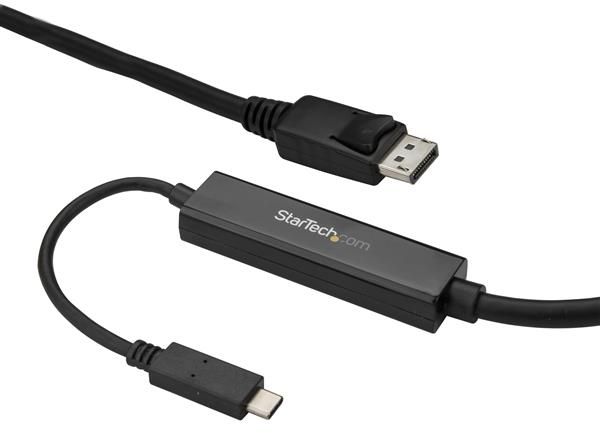 Kabllo StarTech USB-C - DisplayPort, 3m, e zezë