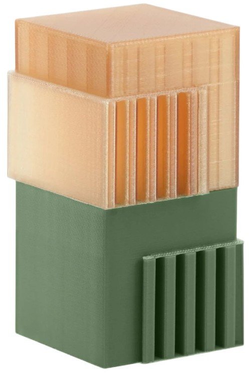 Filament mbështetës 3D Bambu Lab PolySupport, 1.75mm, 0.5kg, i bardhë
