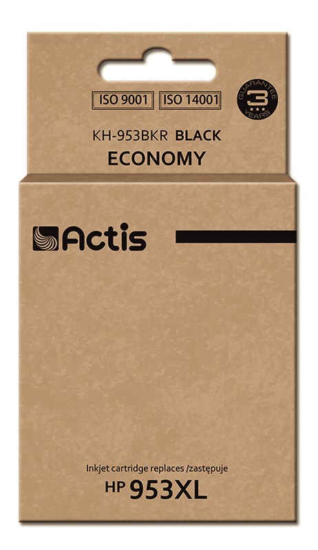 Ngjyrë për printer Actis KH-953BKR (zëvendësim për HP 953XL L0S70AE), 50 ml, e zezë