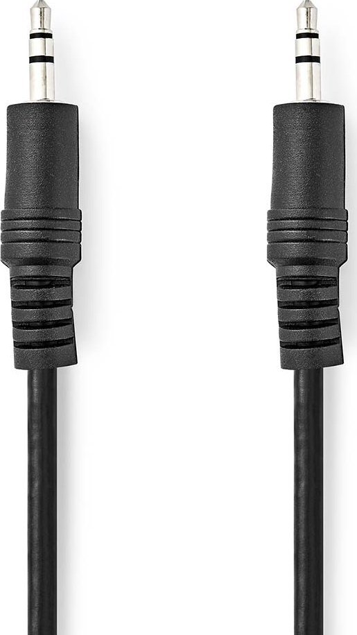 Kabllo audio stereo Nedis, 3.5 mm mashkull në 3.5 mm mashkull, 10 m, e zezë