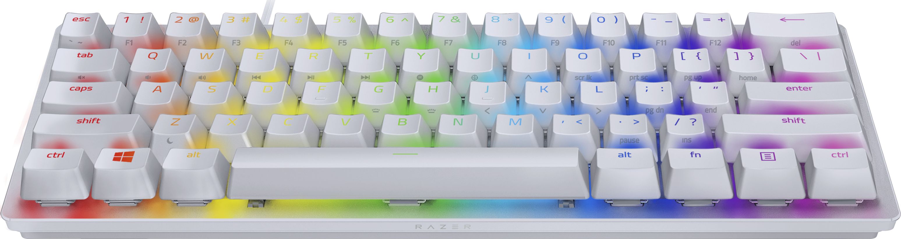 Tastierë gaming Razer Huntsman Mini Linear, optike, 60%, me ndriçim RGB