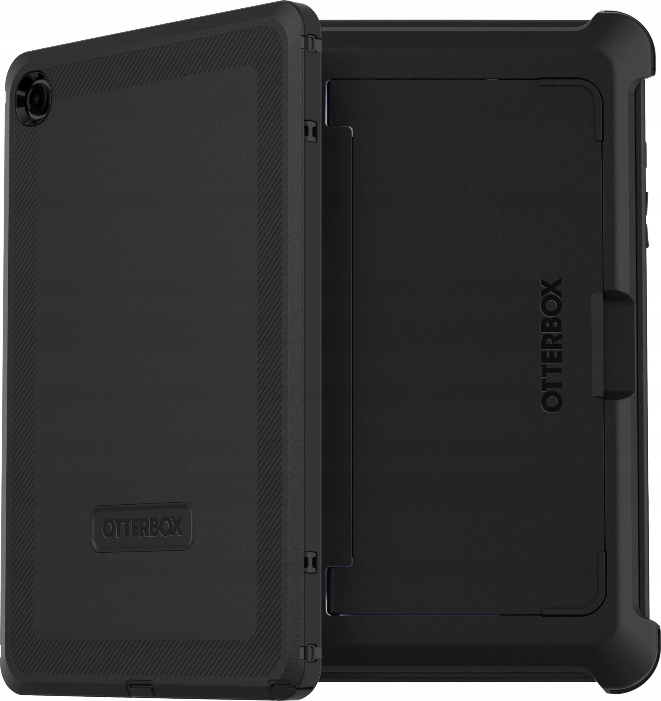 Mbrojtëse tableti OtterBox Defender Series për Samsung Galaxy Tab S9 FE, rezistente ndaj goditjeve, e zezë