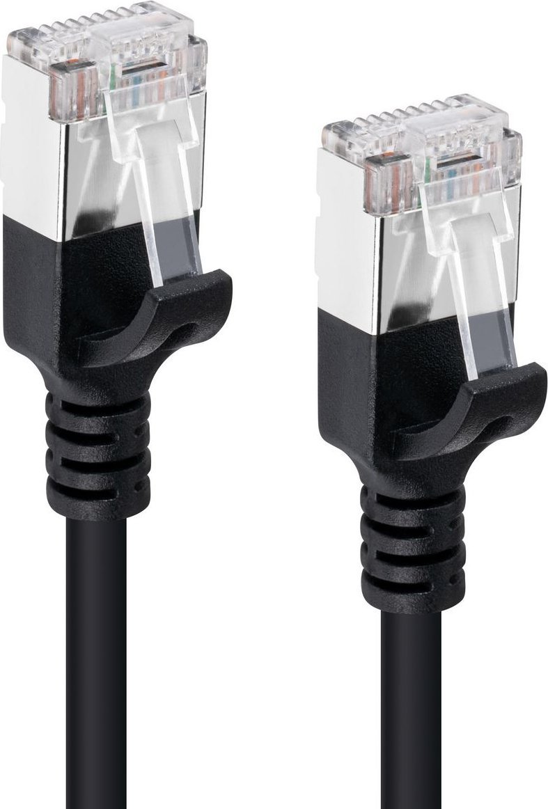 Kabllo rrjeti MicroConnect CAT6A U-FTP Slim, LSZH, 3m, gri
