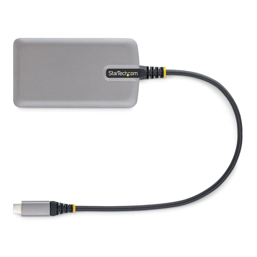 Qendër USB Startech, 4 porte, USB-C, 5Gbps, i argjendtë