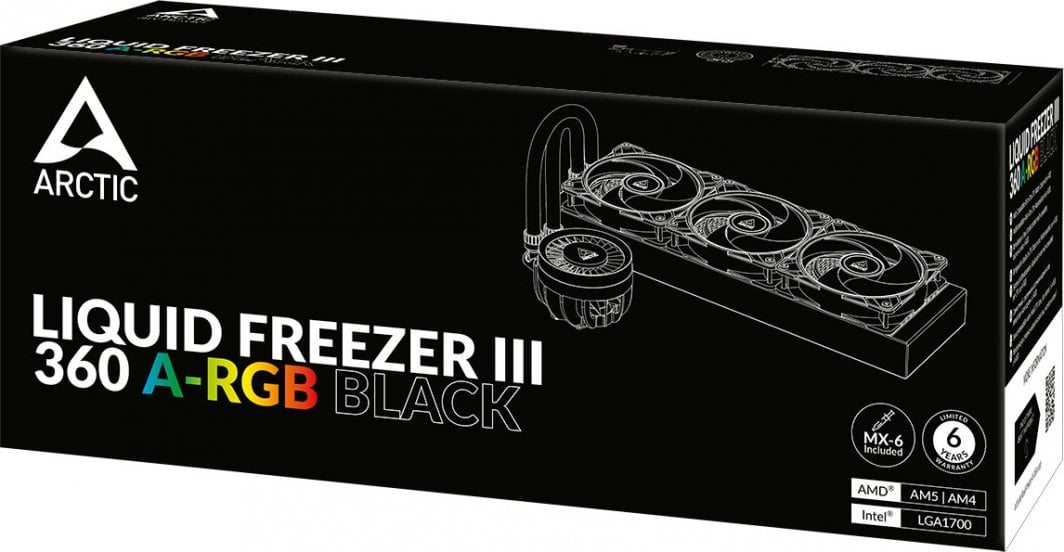 [OUTLET] Ftohës Arctic Liquid Freezer III 360 A-RGB, i zi