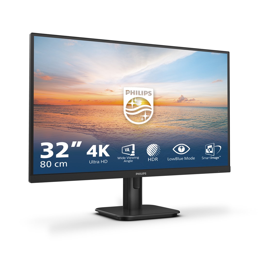 Monitor Philips 1000 Series 32E1N1800LA, 31.5", 4K UHD, i zi